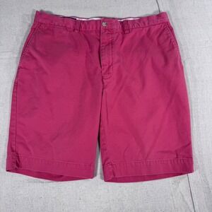 Polo Ralph Lauren Shorts Mens 36 Pink Cotton Chino Classic Fit 10 Inseam